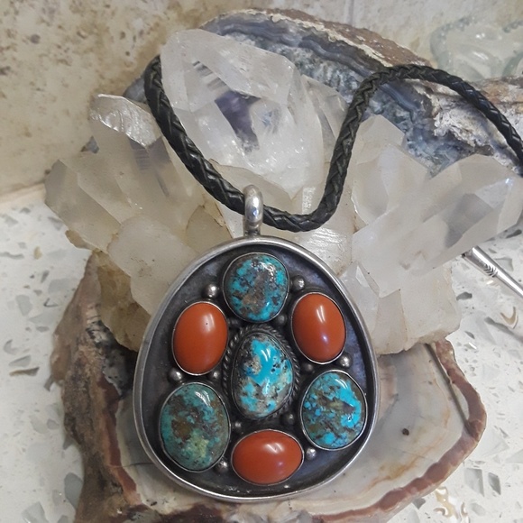 ❎SOLD❎Vtg Zuni Sterling Necklace - Picture 2 of 8